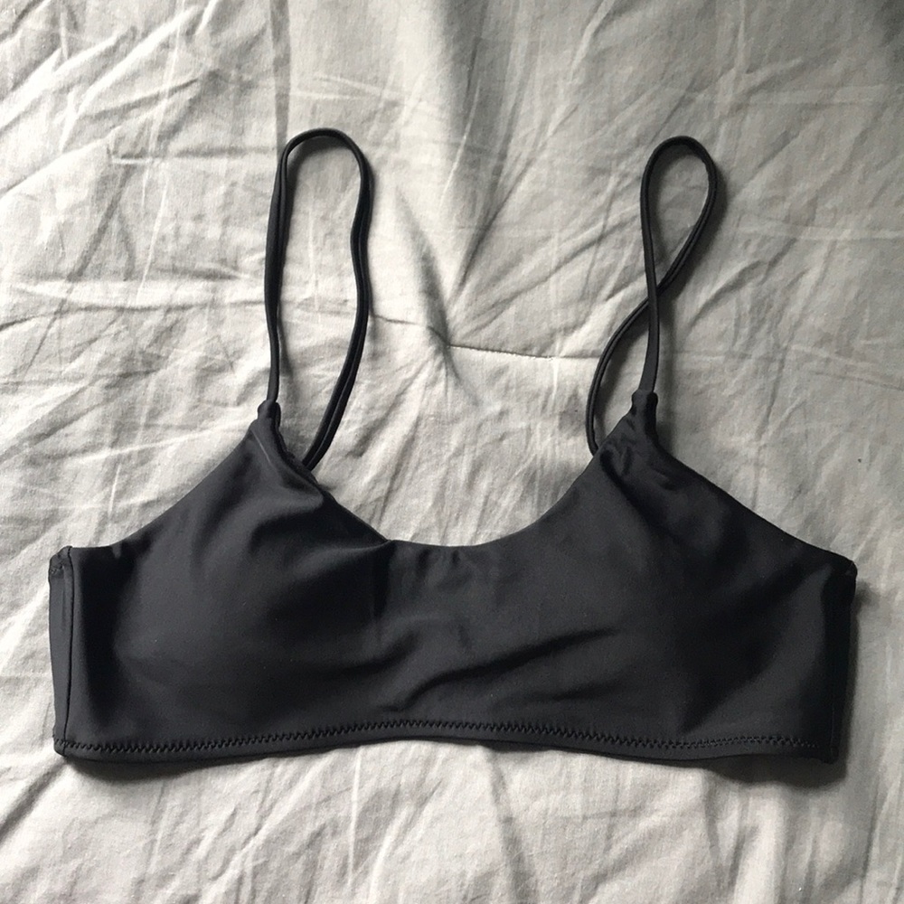 NEVER WORN Black Bathing Suit Top